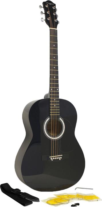 PDT Martin Smith Acoustic Guitar - Black (Akustik Gitarre)