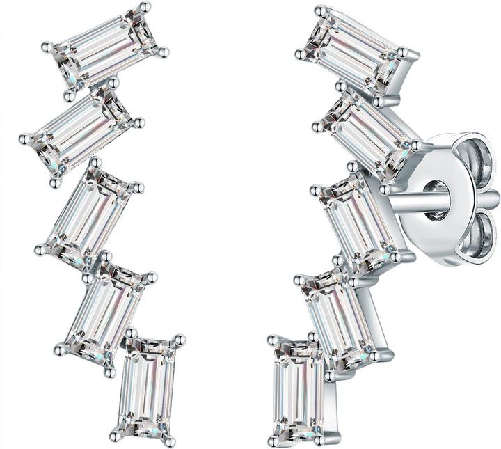 Lulu & Jane Damen Messing verziert mit Kristallen von Swarovski® silber - 29313 (Messing)