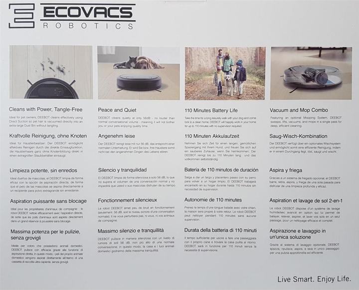 Actual product image Ecovacs Dn78d (Robot vacuum)