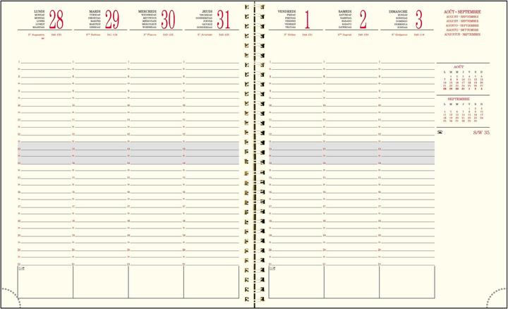 Image du produit Exacompta Agenda SAD 22W Linicolor (Couverture rigide)