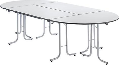 Produktbild kaiserkraft Klapptisch, mit abgerundeten Kanten (140 x 70 x 74 cm)