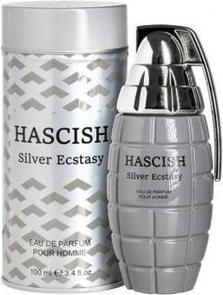 Actual product image Veejaga Hascish Silver Ecstasy Pour Homme Eau de Parfum 100ml (Eau de parfum, 100 ml)