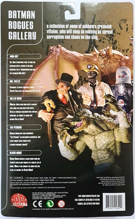 Actual product image DC Direct - Secret Files Series 1: Batman Rogues Gallery Actionfigur Black Mask