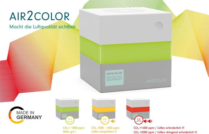 Produktbild Renz Air2Color Luftqualitäts-Warnsystem