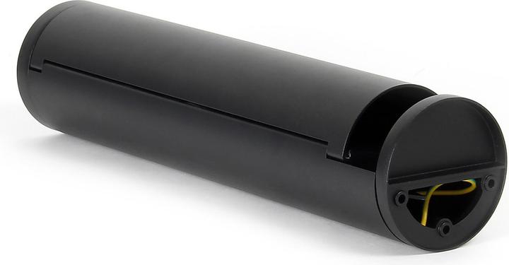 Actual product image Wiltec Outdoor Socket with Double Mains Outlet for Garden in Waterproof Aluminium Cylinder with IP Standard