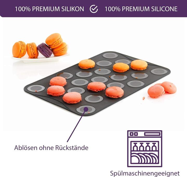 Actual product image Mastrad Macarons baking mat silicone