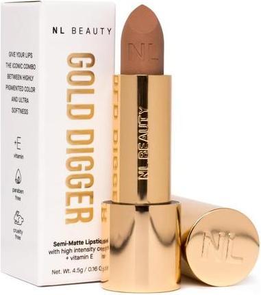 Image du produit NL Beauty No. 01 24k Creamy Semi-Matte Lipstick with Velvety Finish