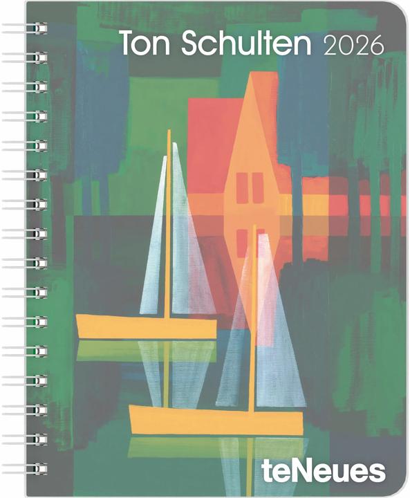 Image du produit Ton Schulten 2026 - Diary - Buchkalender - Taschenkalender - Kunstkalender - 16,5x21,6 (Français, Néerlandais, Italien, Espagnol, Anglais)