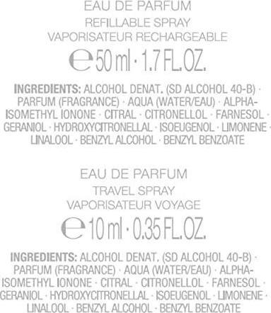 Valeurs nutritives et ingrédients La Perla Lumineux (Set parfum)