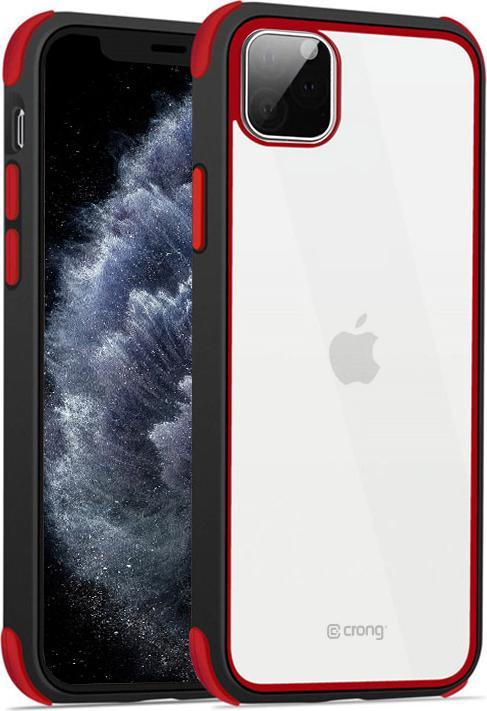 Produktbild Crong Trace Clear Cover - Etui iPhone 11 Pro (czarny/czerwony) (Apple iPhone 11 Pro)