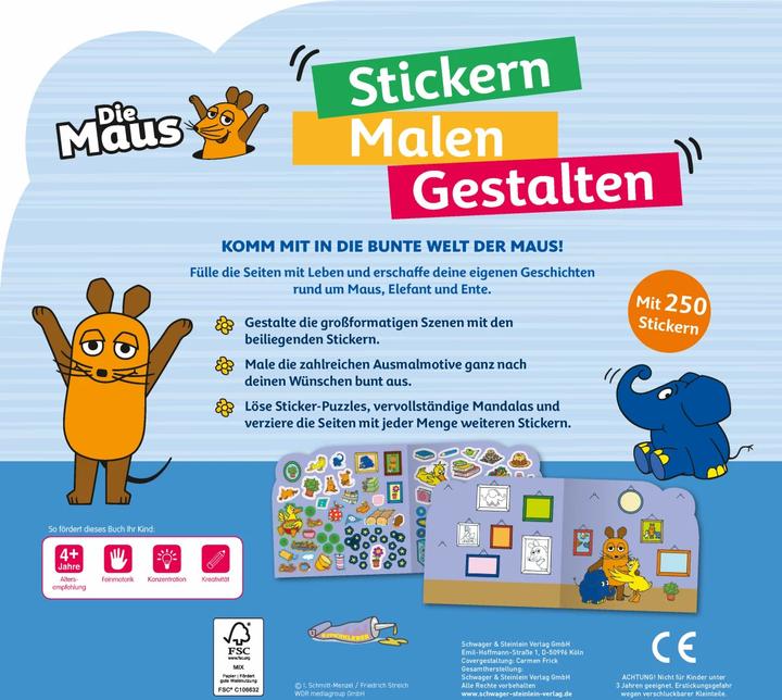 Actual product image The Mouse - Sticker Painting Design
