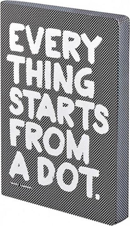 Produktbild Nuuna Everything starts from a dot (22 x 16.5 cm, Gepunktet, Weicher Einband)
