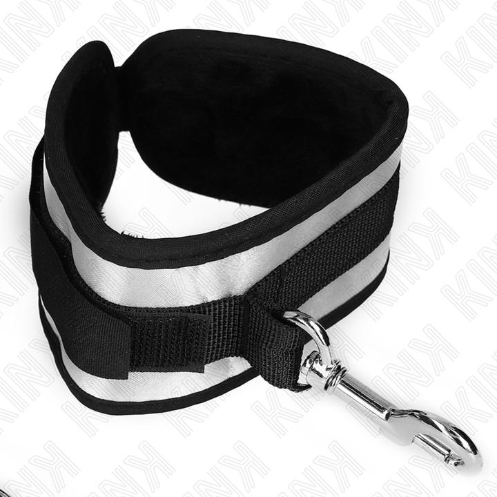 Actual product image Pipedream Kink - Neoprene Wrist Cuffs Grey 23 X 5 cm