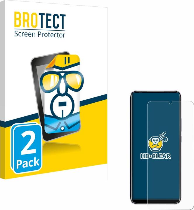 Produktbild BROTECT Schutzfolie Displayschutz Klar (2 Stück, Infinix Hot 10 Play)