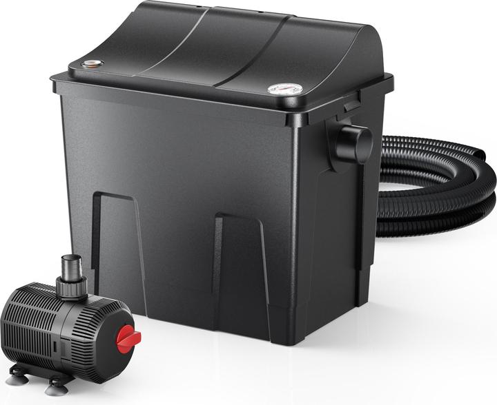 Actual product image SunSun Bio Pond Filter CBF-200T Filter System Complete with 9 W UVC and Pond Pump 2300 L/h 35 W