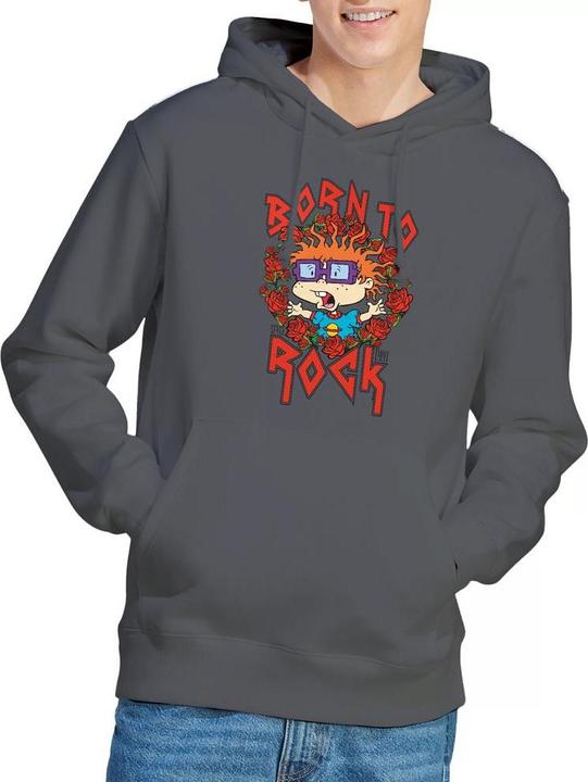 Immagine prodotto Rugrats Chucky Was Born To Rock Felpa con Cappuccio Uomo (XL)