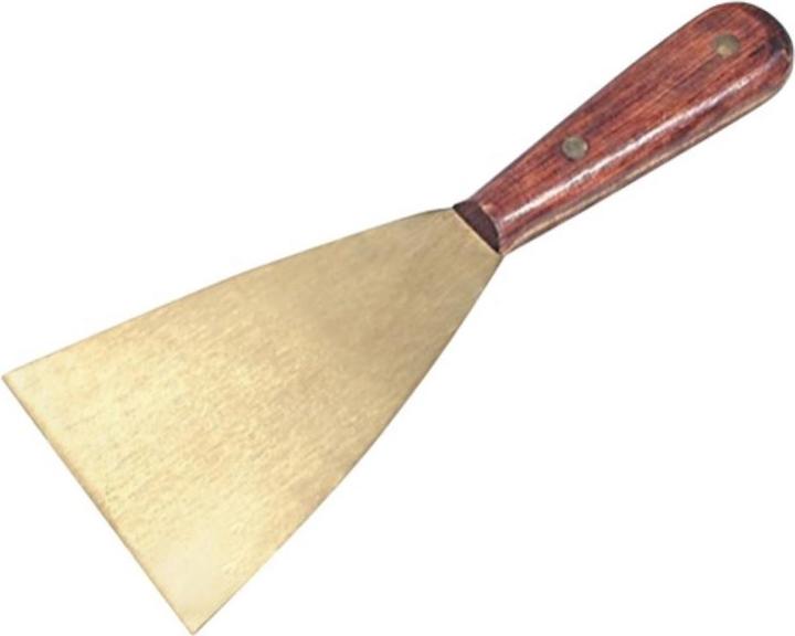 Productafbeelding Trufa Messing spatel breedte 100 mm bladdikte 2 mm bijzonder stabiel weinig vonken (10 cm)