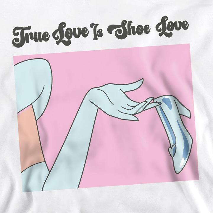 Immagine prodotto Cinderella Shoe Love Felpa Adulto Unisex (S)