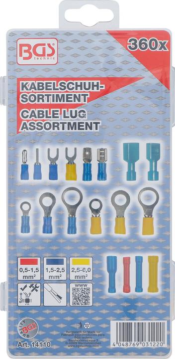 Produktbild BGS Kabelschuh-Sortiment