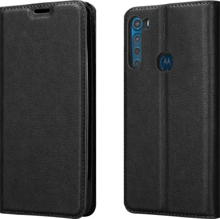 Actual product image Cadorabo Book Invisible Magnet Cover (Motorola One Fusion+)