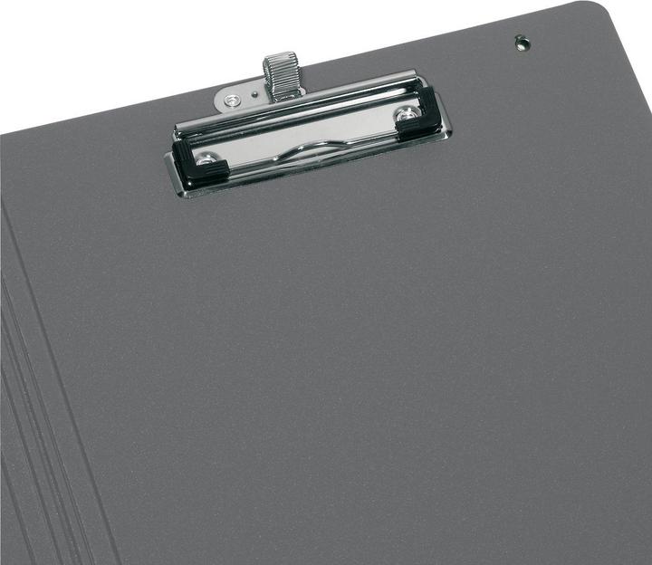 Produktbild Herlitz Klemmbrett-Mappe easy orga to go, schwarz DIN A4, aus Polyfoam-Kunststoff, vernickelte Klemmmechanik (24 x 33 cm)