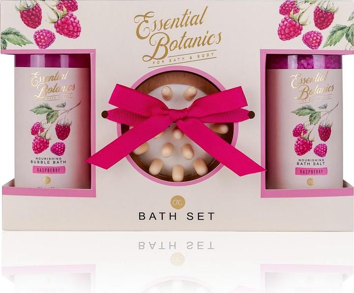 Image du produit Accentra Set de bain ESSENTIAL BOTANICS - FRUITS en coffret cadeau, comprenant un bain moussant de 200ml (Set soin capillaire)