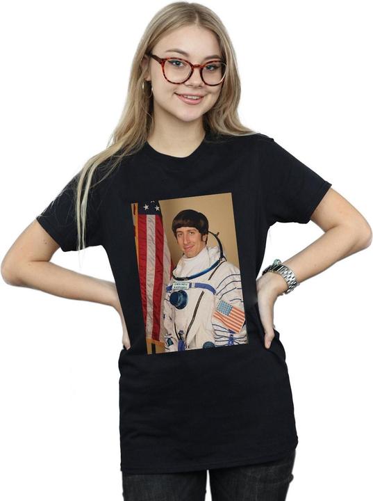 Actual product image Dam Womens/Ladies Howard Wolowitz Rocket Man Cotton Boyfriend T-Shirt (L)