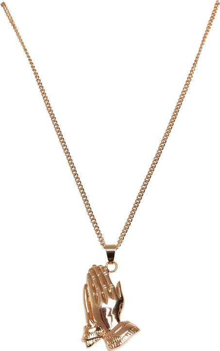 Urban Classics Pray Hands Necklace (40% Eisen, 60% Zink)