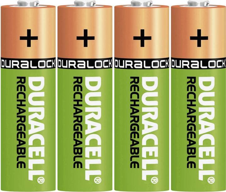 Produktbild Duracell Recharge Plus (4 Stk., AA, 1300 mAh)