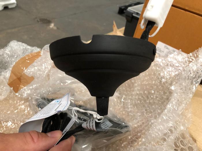 Actual product image Chic Antique small industrial lamp 20cm including canopy industrial look (E14)