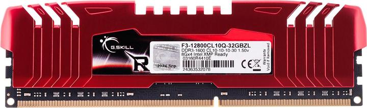 Produktbild G.Skill DDR3-1600 CL10 RipjawsZ memory module GB (4 x 8GB, 1600 MHz, DDR3-RAM, DIMM)