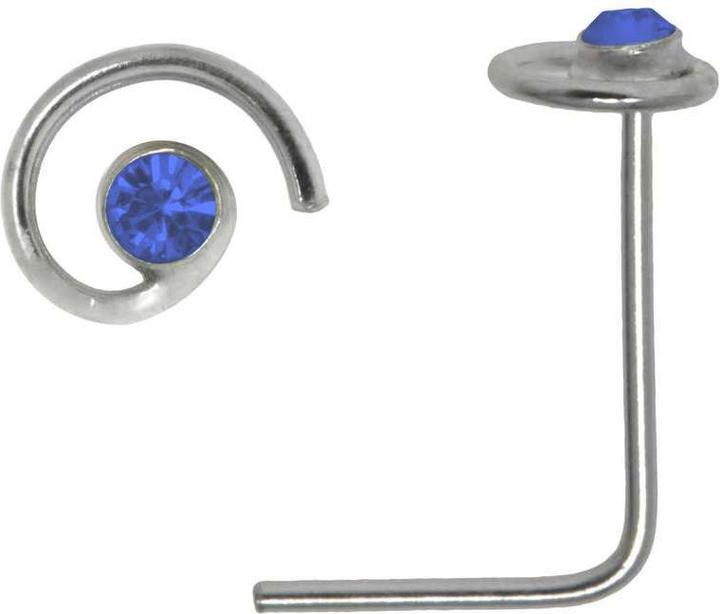 Immagine prodotto Bijouteria Piercing per naso (Argento 925, Vetro (di orologio))