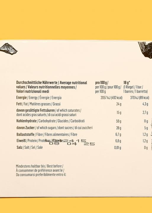 Produktbild KoRo Riegel aus braunem Vollkornreis überzogen mit dunkler Schokolade (1 Stk., 360 g)