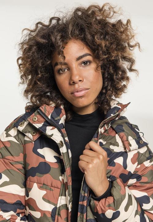 Image du produit Urban Classics Ladies Boyfriend Camo Puffer Jacket (XL)