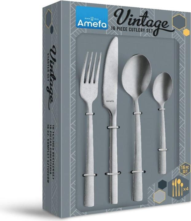 Produktbild Amefa MANILLE Besteckset 16-teilig, vintage, für 4 Personen (16 Stück, Besteck Set)