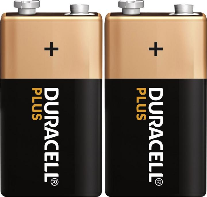 Immagine prodotto Duracell Plus Power (2 pz., 9V Block, 580 mAh)