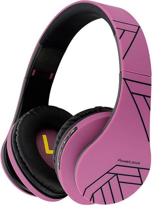 Produktbild PowerLocus Wireless Headphones P2 (purple-black) (20 h, Kabelgebunden, Kabellos)