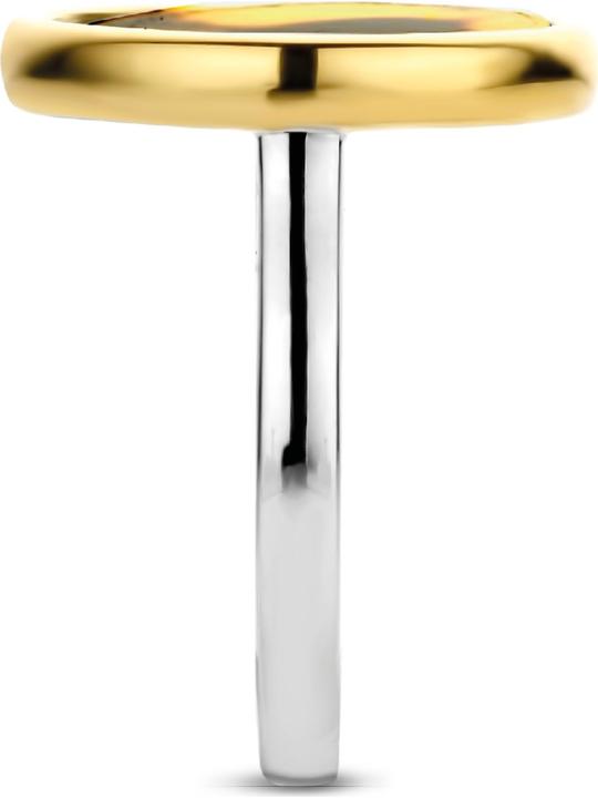 Image du produit Ti Sento Milano Bague écaille bicolore dorée à l'or jaune 12208TU (56, Argent 925)