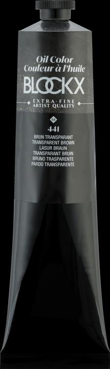 Actual product image BlockX Extra fine oil paint (Brown transparent, 200 ml)