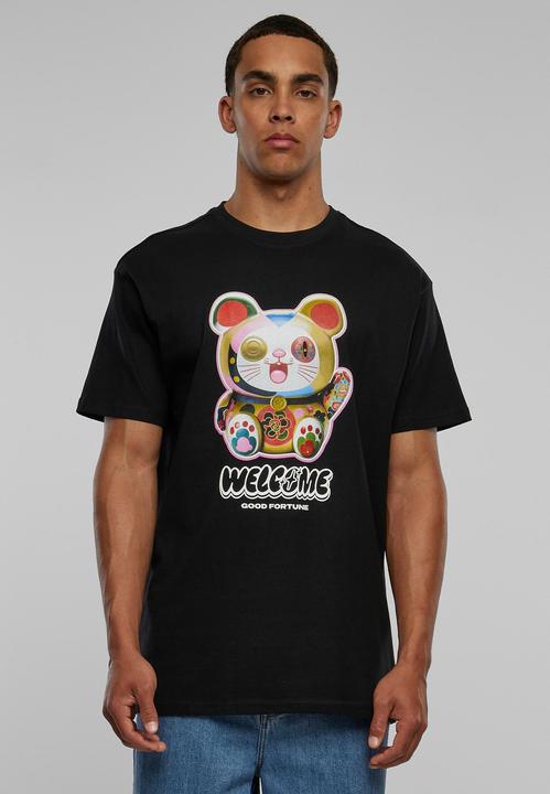Actual product image Urban Classics Welcome Cat Heavy Oversize Tee - 91503 (S)