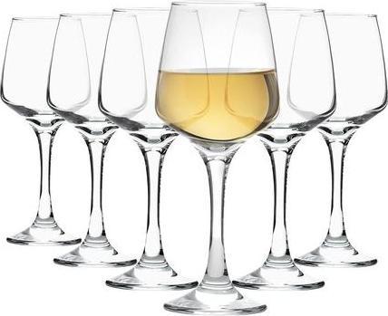Actual product image Gurallar Artcraft White wine glass, 0.29L (29 cl, 6 Glasses, White wine glasses)