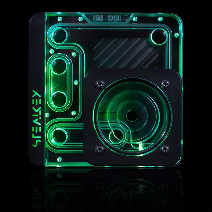 Produktbild Aquatuning Stealkey UNI 120D Distro Plate