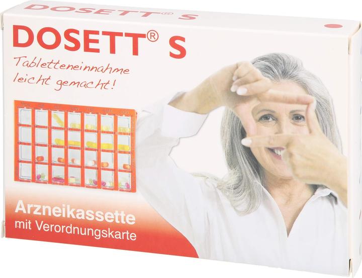 Produktbild Dosett S Arzneikassette mit Verordnungskarte rot, 1 St. Dosette