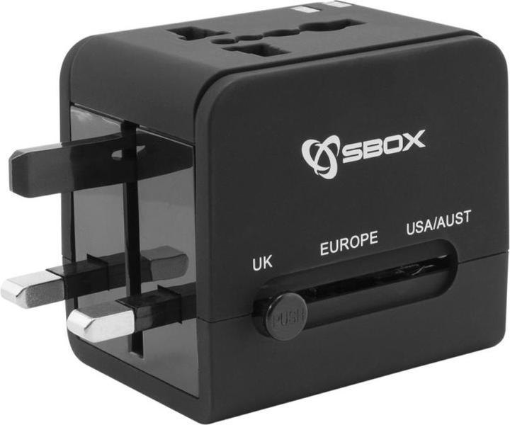 Produktbild Sbox TA-23 Universal Travel Adapter with Dual USB Charger
