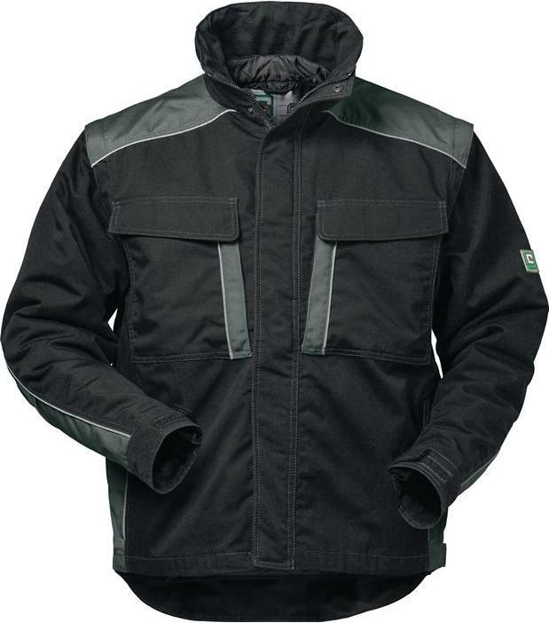 Actual product image Elysee Canvas Outdoor Jacket 2 in 1 Basel Size XXL black/grey (XXL)