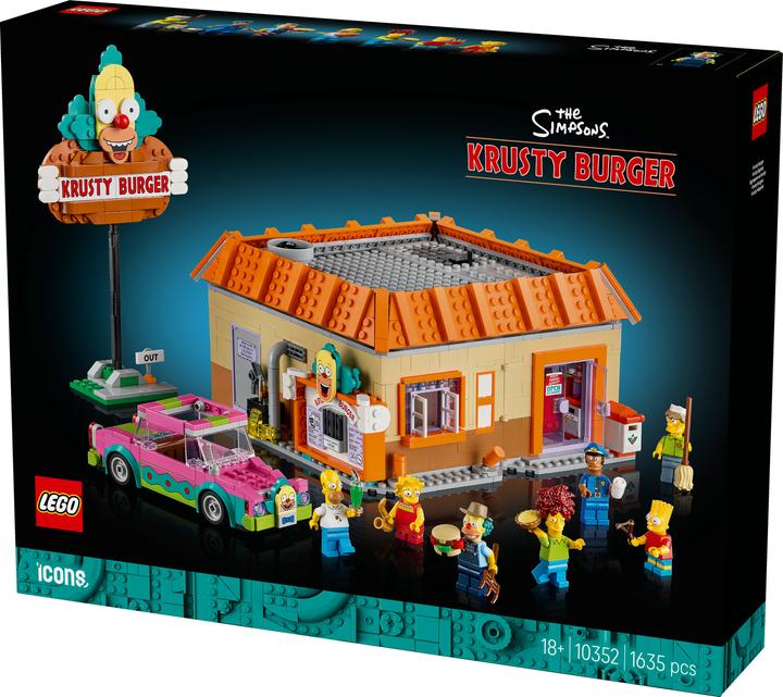 Actual product image LEGO 10352 The Simpsons: Krusty Burger (10352, LEGO Icons)