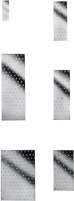 Immagine prodotto Simpson Sst Lamiere forate NP 20/160/400 zincate a caldo EN 14545 (Lamiera forata, 20 pz.)