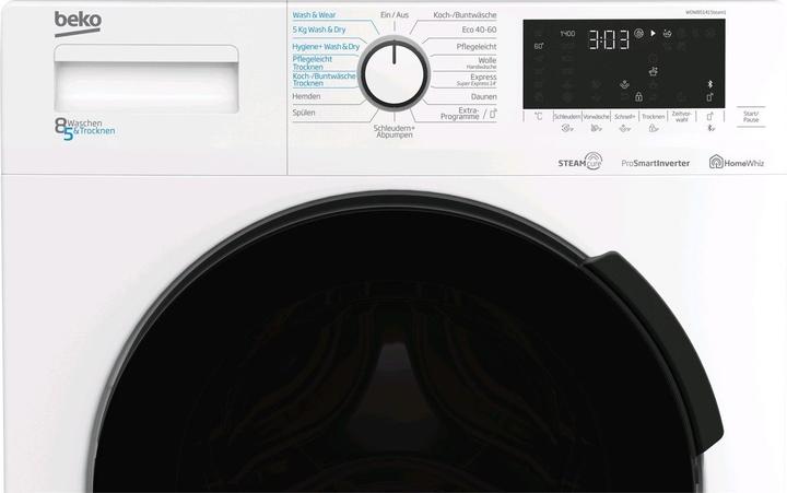 Actual product image Beko WDW85141Steam1 (CH plug)