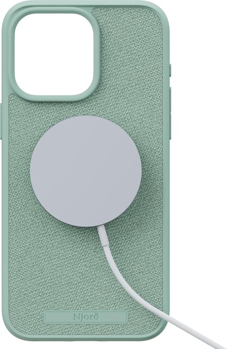 Produktbild Njord Hard-Cover Fabric MagSafe Case Turquoise (Apple iPhone 15 Pro Max)