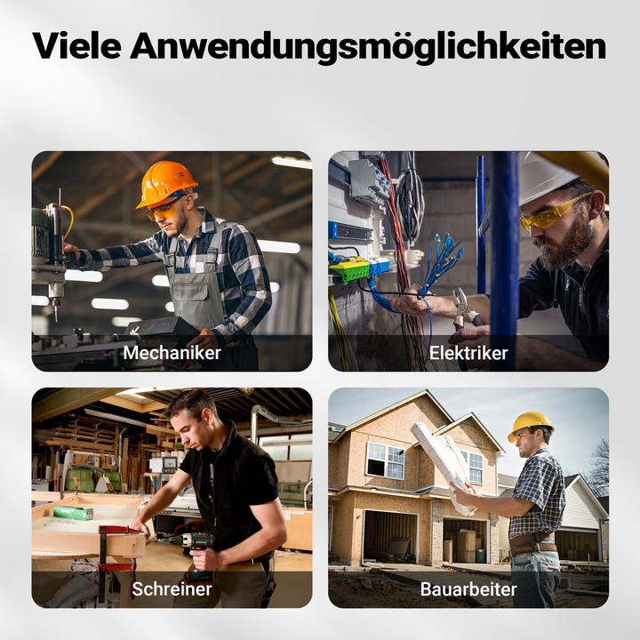 Produktbild Wiltec Werkzeuggürteltasche 24x28cm Gürteltasche 7 Fächer Werkzeug Tasche (7 Teile)